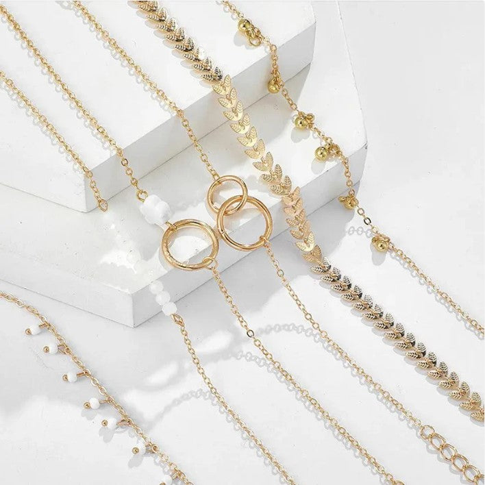 Set Boheemse armbanden