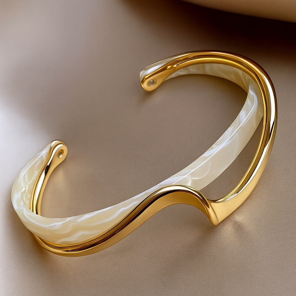 Elegante witte armband