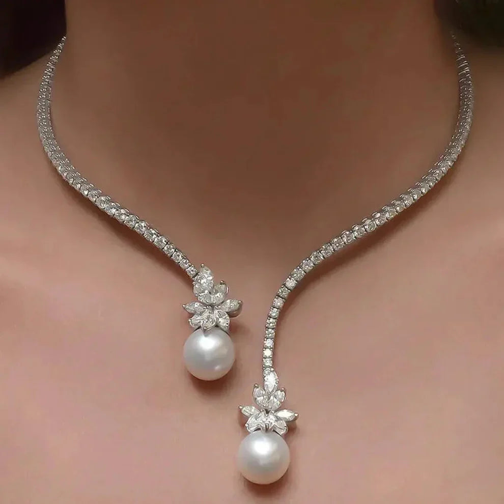 Elegante glanzende sterling zilveren ketting