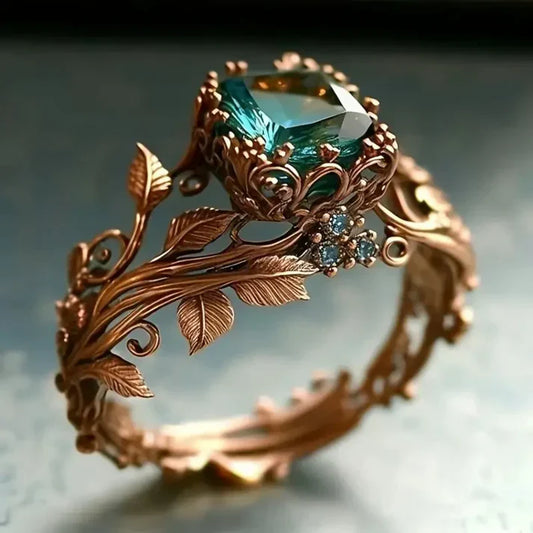Natuurlijke groene ring