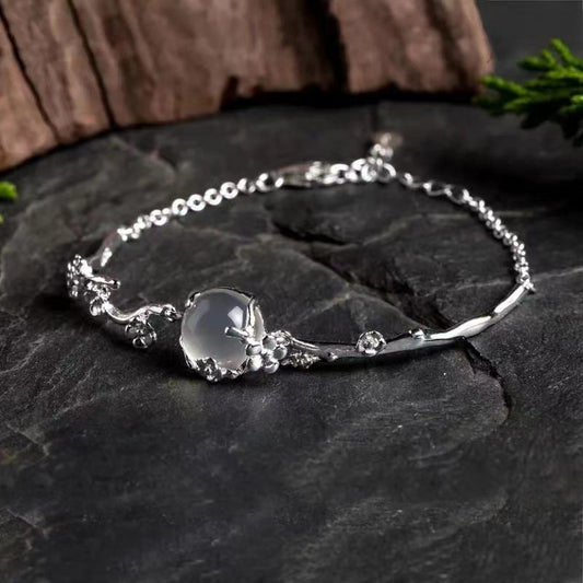 Vintage armband met bloementak