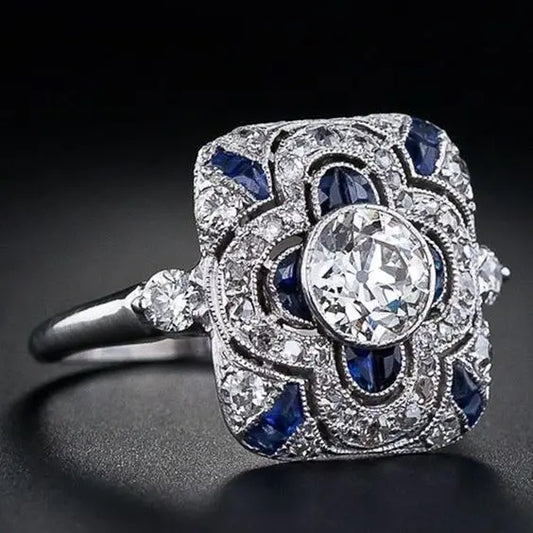 Vintage zilveren ring