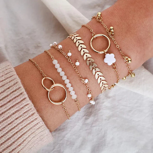 Set Boheemse armbanden