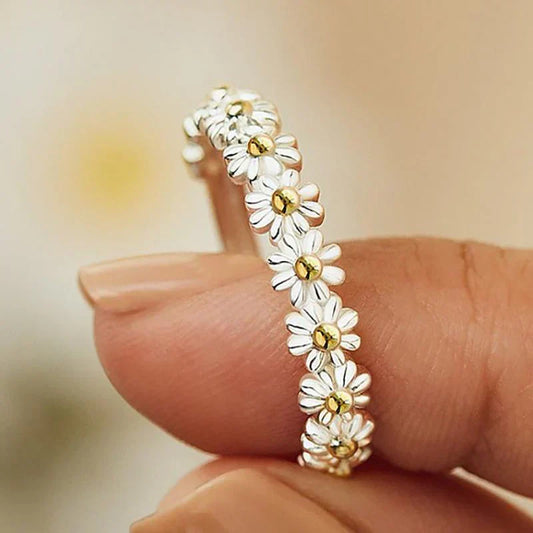 Verstelbare Daisy Ring