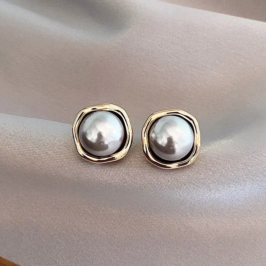 Elegante zwarte pareloorbellen